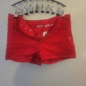 Mossimo Supply Co. Women's Bold Red High Waist Shorts